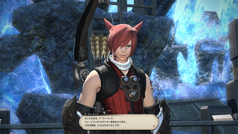 FF14 中国ファンフェス限定 NPCピンバッジ グ・ラハ・ティア 一枚