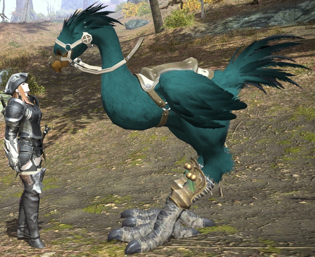 Ketty Moui Blog Entry `チョコボ、モルボルグリーンで落ち着く