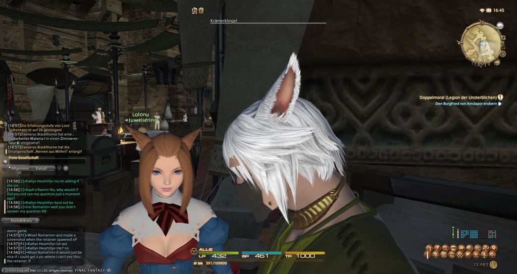 Wizel Romarim Blog Entry `hired the hottest retainer` FINAL FANTASY XIV, The Lodestone