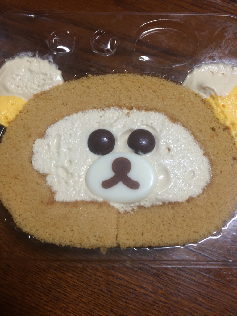 Fukutsuna Kamiizumi 日記「自分でつくるリラックマロールケーキ(*´ω