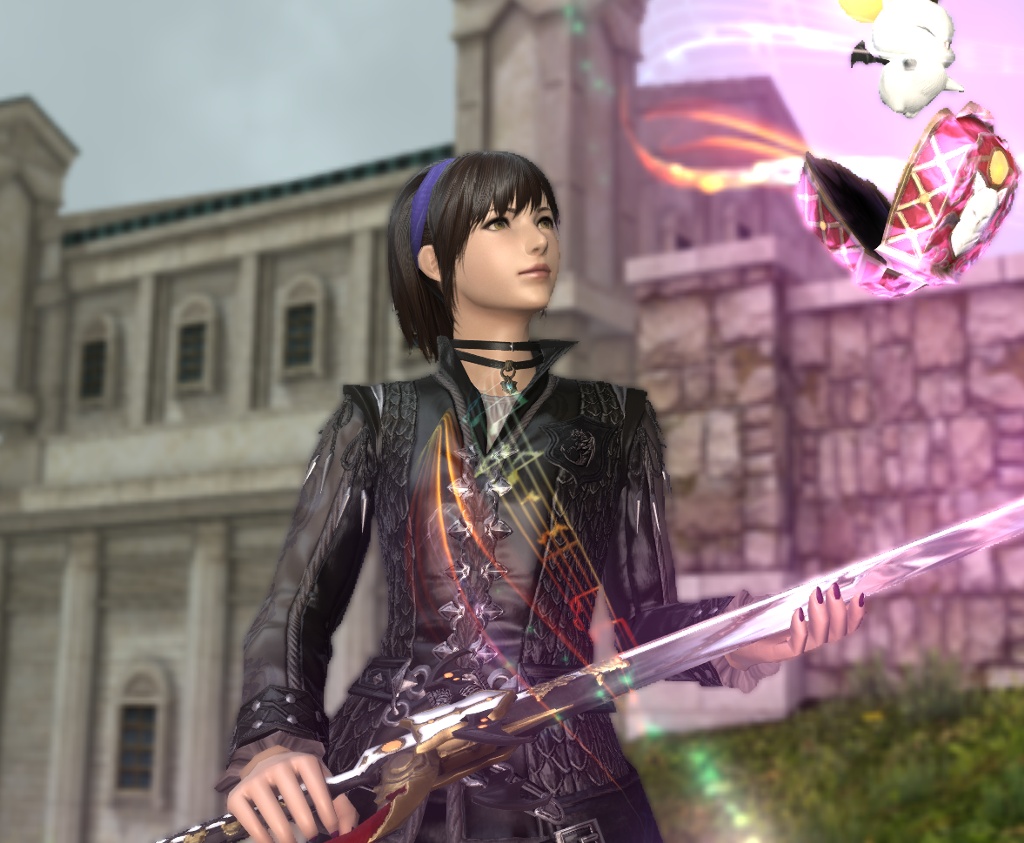 レア】漆黒カウントダウン エオカフェコースター 赤魔道士 レア