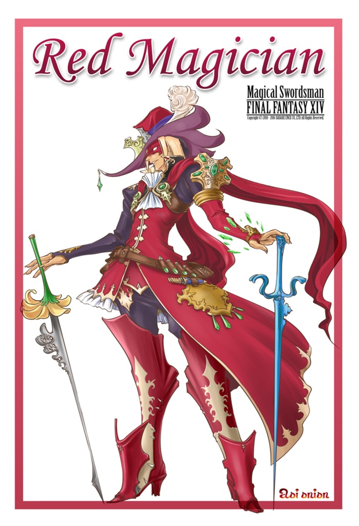 ファイナルファンタジー14 FF14 ジョブ石板 スクエニカフェ 赤魔道士 雑貨 赤魔道士 ジョブ石版 「ファイナルファンタジー エオルゼア