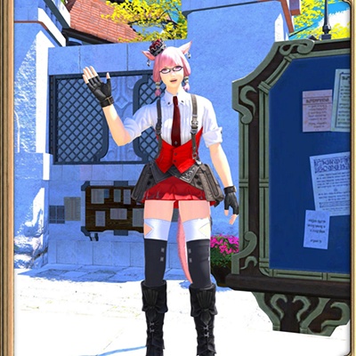Wao Miqotte 日記「Lv90 カエアンビロード・クラフター装備