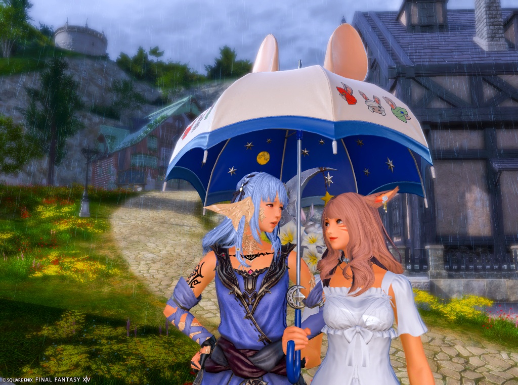 ファイナルファンタジー14 FF14 韓国ファンフェス限定 ドリッピー 傘 ファイナルファンタジー14 FF14 韓国ファンフェス限定 ドリッピー 傘