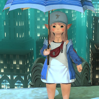 ファイナルファンタジー14 FF14 韓国ファンフェス限定 ドリッピー 傘 Rei Petit 日記「傘だいすき！全種コンプリートしました