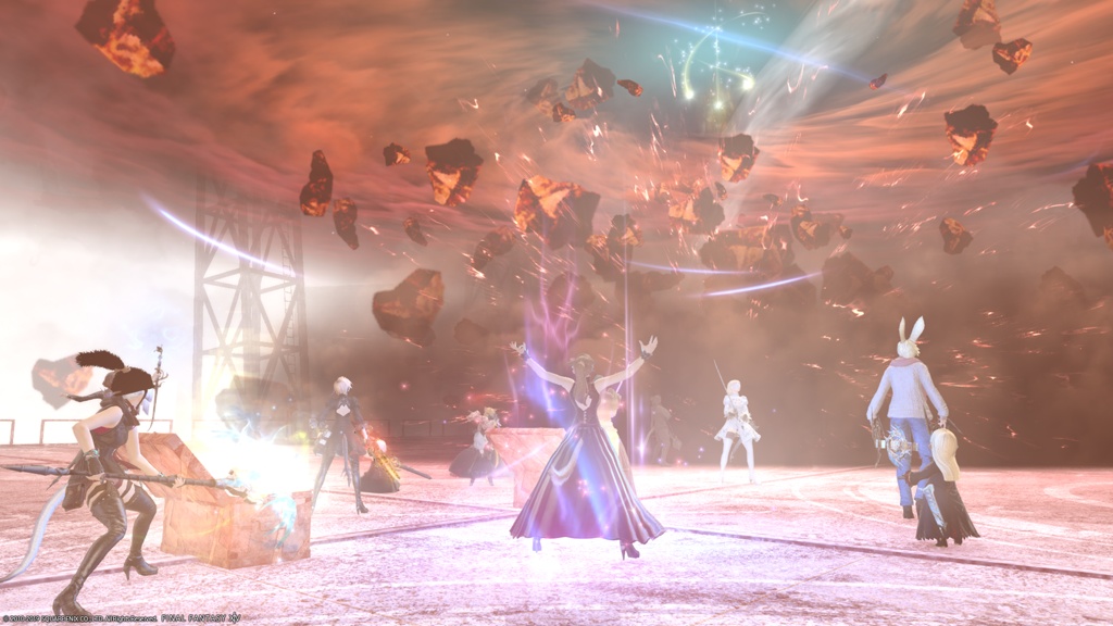 FF14 ジョブアイコン カラビナ 黒魔道士　メテオ