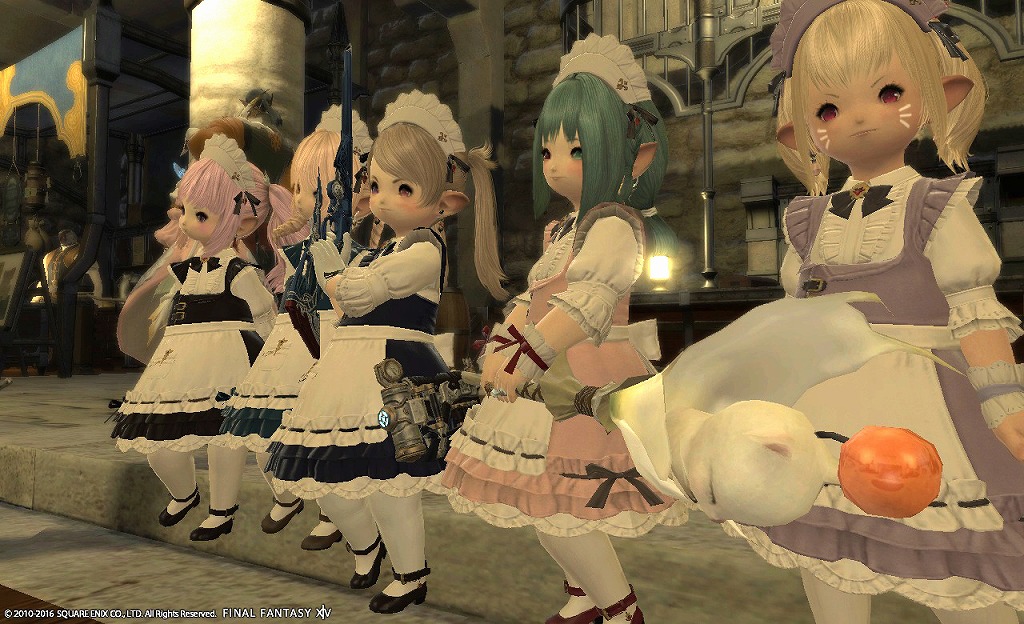 FF14 ララフェルコレクション メタルチャーム - クリアファイル