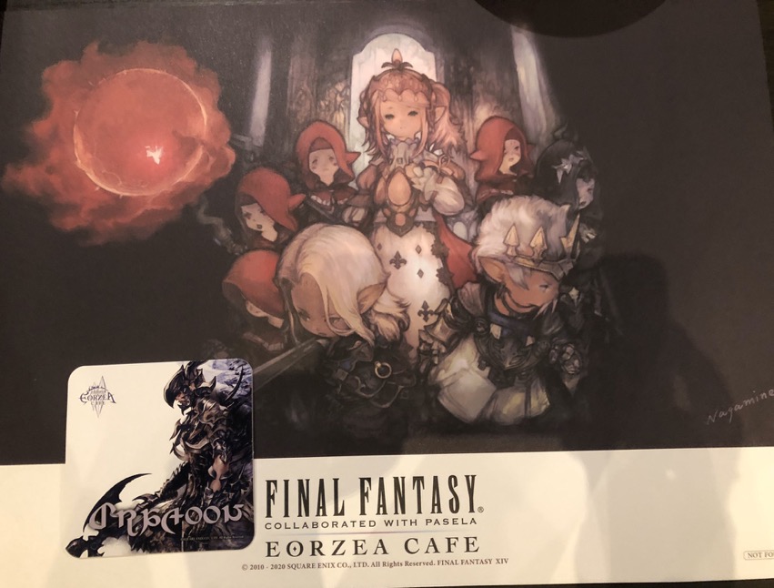 FF14 FFXIV エオカフェ ランチョンマット 紅蓮祭 オルシュファン