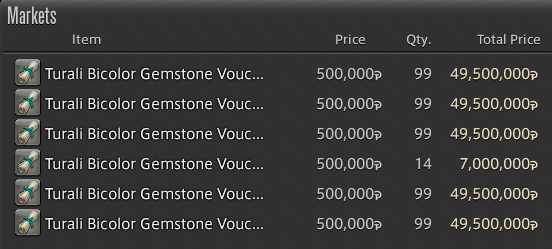 Lil Cairn Blog Entry Exchange or Sell? | FINAL FANTASY XIV, The 