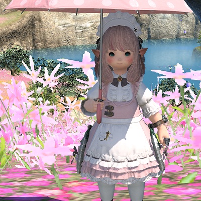 ファイナルファンタジー14 FF14 韓国ファンフェス限定 ドリッピー 傘 ファイナルファンタジー14 FF14 韓国ファンフェス限定