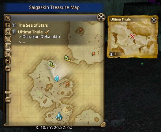 Michi No Blog Entry Saigaskin Treasure Map LVL 90 Locations