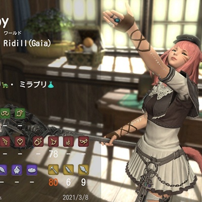 Cristin Ruby 日記「【ミラプリ】5.X ID装備ー地獄の無限周回