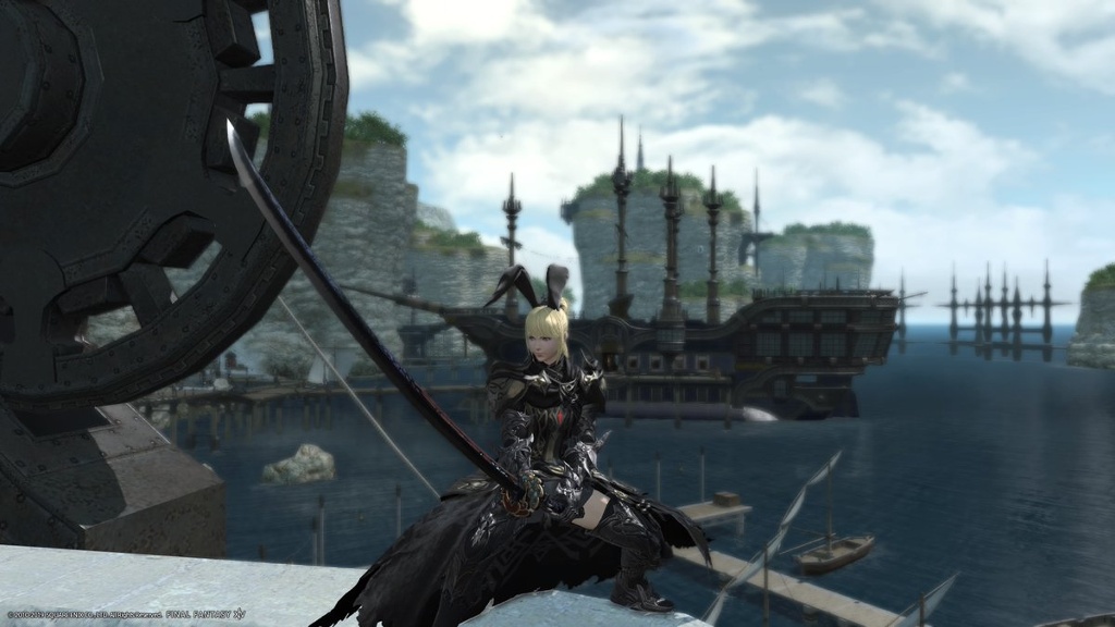 FF14 エオカフェ 石版 (暗黒騎士) ファイナルファンタジー XIV 暗黒騎士のAF5装備・ダークファンタジーな鎧『イグノミニー