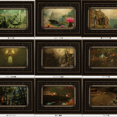 絵画 （4） Shining river（blue） WF4号 666×242mm color on paper #板垣夏樹