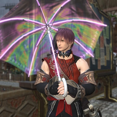 FF14　ファイナルファンタジーXIV　折りたたみ傘　プラネタリウム FF14』星天開門の折りたたみ傘やエオルゼアの夜空をイメージした