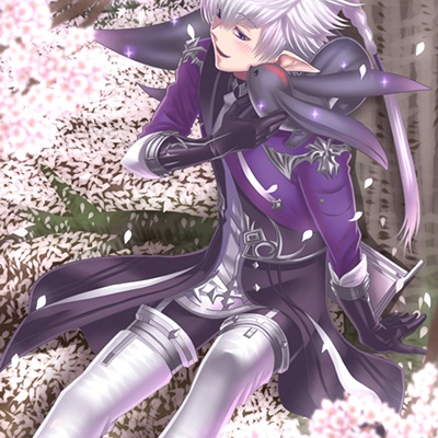 Althra Romeus 日記「桜アルフィノ絵」 | FINAL FANTASY XIV