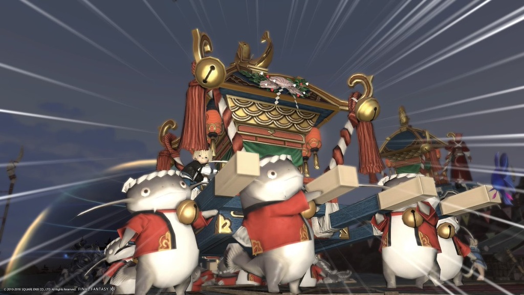 Jack Frost Blog Entry `仮免のナマズオ神輿タワー` | FINAL FANTASY