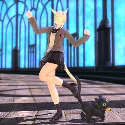 Kuro Feles Blog Entry `【ef 442】～ニーソ～` | FINAL FANTASY XIV