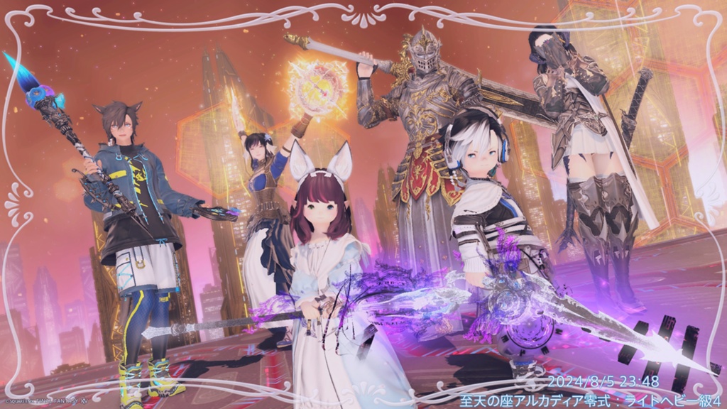 Yueria Nijikaze 日記「LH級零式初週クリア！白の全層ヒール