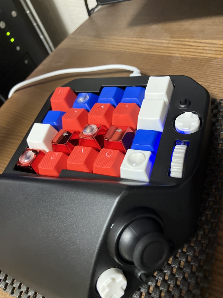 左手デバイス】 MH-Delta ＋クリスタ用キーキャップ 左手デバイス】 MH