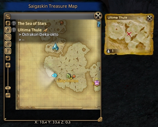 Michi No Blog Entry Saigaskin Treasure Map LVL 90 Locations