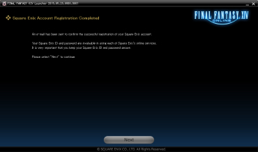 FFXIV Registration Instructions