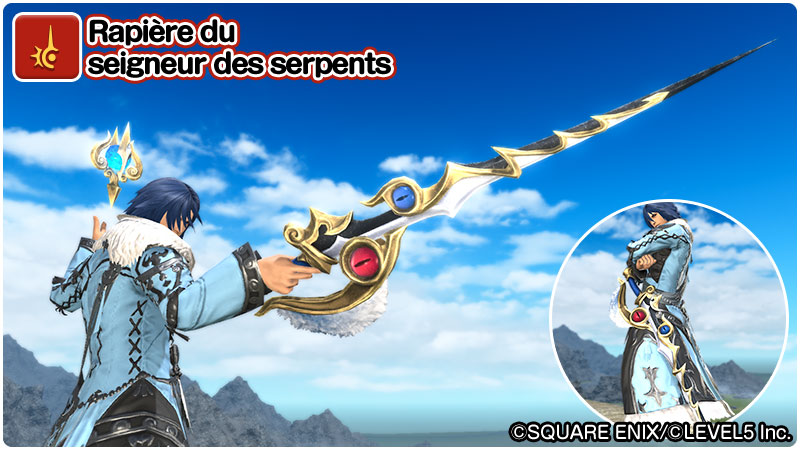 Rapière du seigneur des serpents