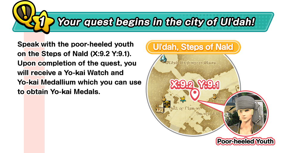 Your quest begins in the city of Ul'dah!