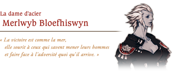 La dame d'acier Merlwyb Bloefhiswyn