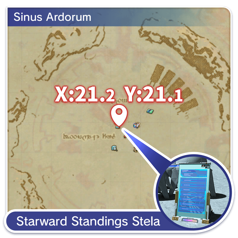 Sinus Ardorum (X:21.2 Y:21.1) Starward Standings Stela