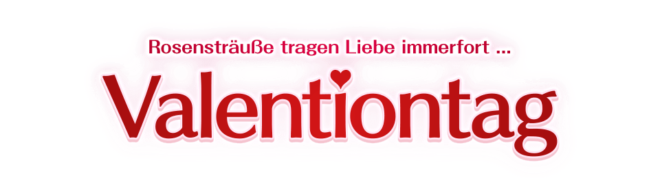 Valentiontag Rosensträuße tragen Liebe immerfort ...