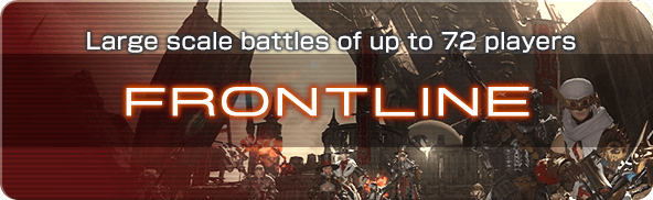 Large scale battles of up to 72 players