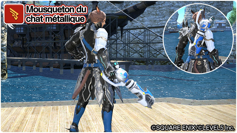 Mousqueton du chat métallique