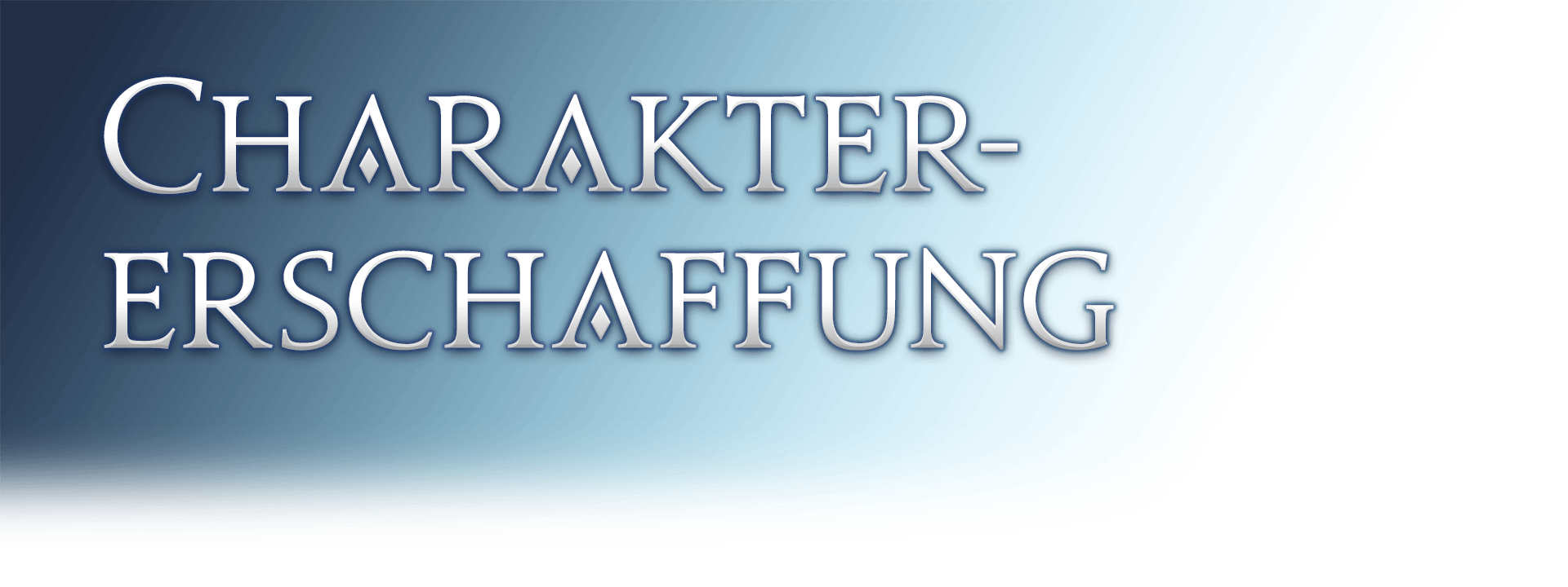Charaktererschaffung