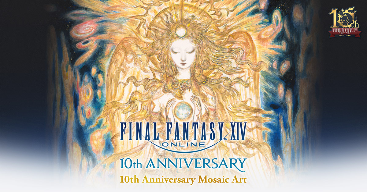 10th Anniversary Mosaic Art | FINAL FANTASY XIV 10th Anniversary