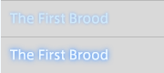 The First Brood 